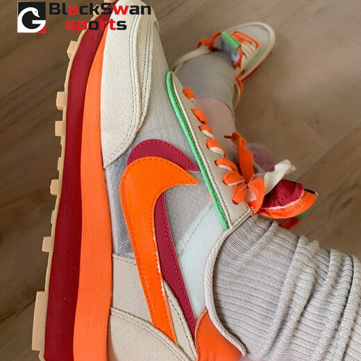 Nike (Nike) Nike Men and Women Sacai Deconstrued Cloque articulación Spares de gofres de suela gruesa deportes y zapatillas casuales DH1347 DJ4877-001 45