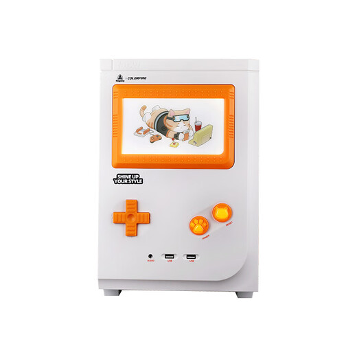 Colorful Orange Shadow Orange Family Bucket RTX5070Ti/5060Ti Ultra 9 285K/265KF/14600K/14400F Assembled Computer Desktop Game Console DIY Complete Machine 1 i5 14400F+5060+1T+32G