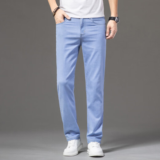 Jeep Spirit Jeep Summer Jeans Men's Men's delgados Pantalones de hombres sueltos de hombres