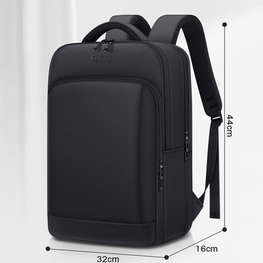 
Laptop backpack using Lenovo Huawei Apple Backpack for men and women's lightweight schoolbag travel business trip large black