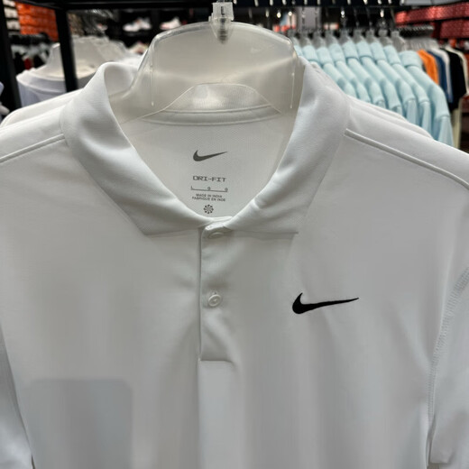 Nike Japan Direct Mail Polo Shirt Herren Kurztrocknungs kurzärmelige Sommer Neue Lapel-T-Shirt Tennis Sportswear Casual Top White FN3895-100 Pure Cotton Strick Official S100-120jin [Jin gleich 0,5 kg]