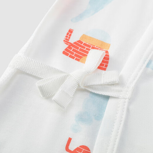 英氏（YEEHOO）婴儿衣服夏季薄款婴儿连体衣新生儿衣服 1-3个月