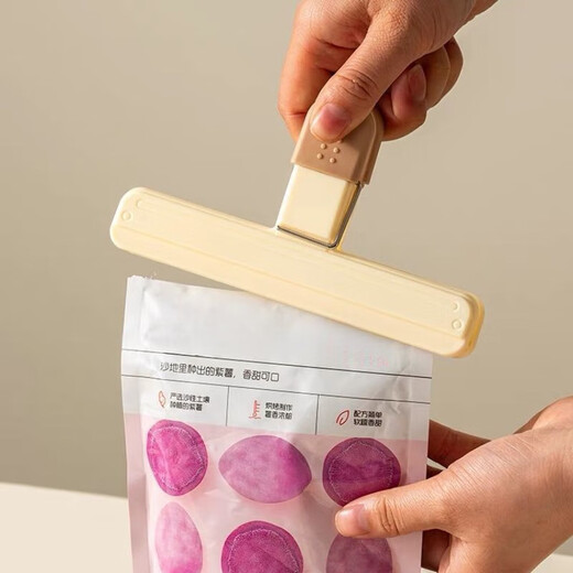 GUIG sealing clip cute strong food clip potato chips moisture-proof milk snacks large sealing clip big mouth monster food sealing clip 3 large size pack