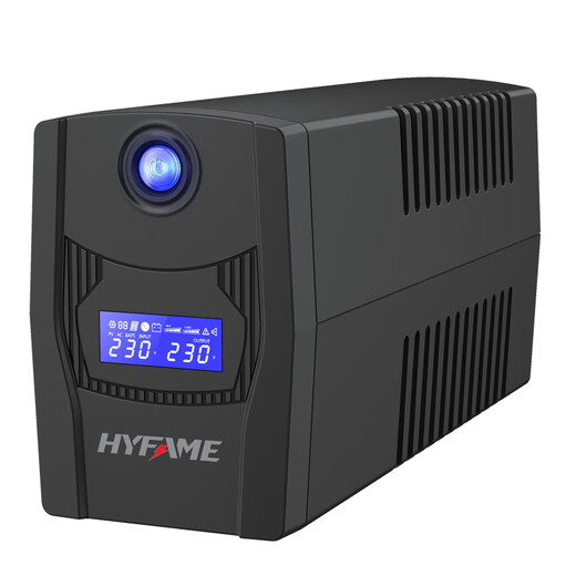 HYFAME不间断电源UPS 1050VA/600W小型家用可带2台电脑  服务器稳压防断电台式机电脑备用电源 600W大功率7AH电池