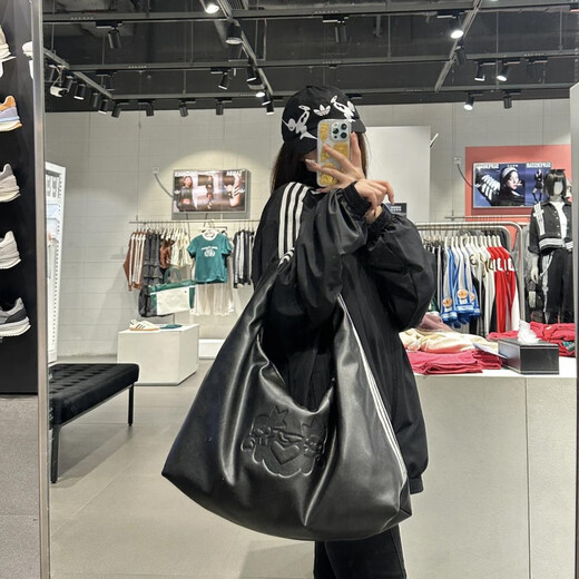 阿迪达斯 （adidas）OFFGOD联名男女情侣休闲单肩包KA7 KA9274 20*30*50