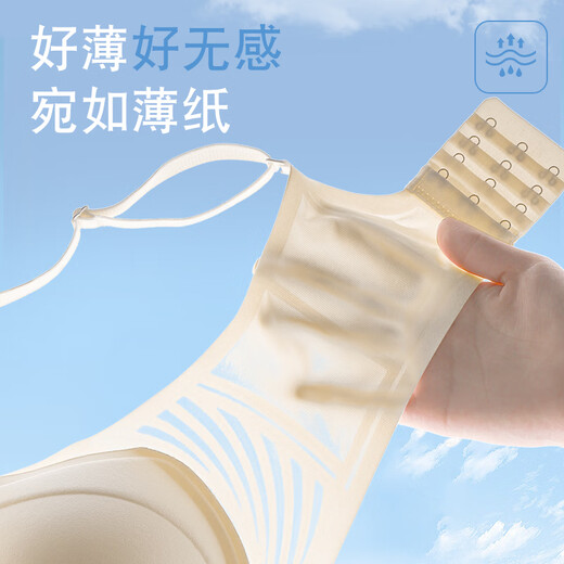 猫人内衣女小胸聚拢显大侧收副乳防下垂软支撑无钢圈无痕舒适文胸防滑