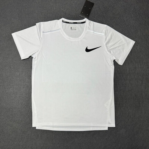 AEROGAMI-Nike耐ke体育生训练定制速干半袖田径训练服马拉松短袖跑步专业 耐克红白猎鹰背心 耐克M
