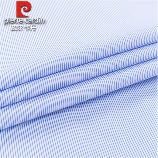 Pier Cardin Auténtico Xinjiang Camisa de hierro Pure Cotton Free Iron Free de manga larga para hombres 2025 Spring and Middle-Eding y mayores negocios anti-juerga de ropa formal de pulgada azul 8w6626 41 140 ~ 150