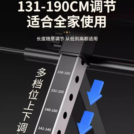 莱沃森高端倒立机家用健身器材牵引辅助神器倒立拉伸腰部倒挂器一体机 充气折叠款-防坠安全带+充气腰垫