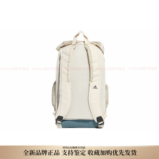 Adidas (adidas) rare landscape full-print large-capacity nylon cloth sports bag camping bag school bag backpack backpack same style for men and women natural color