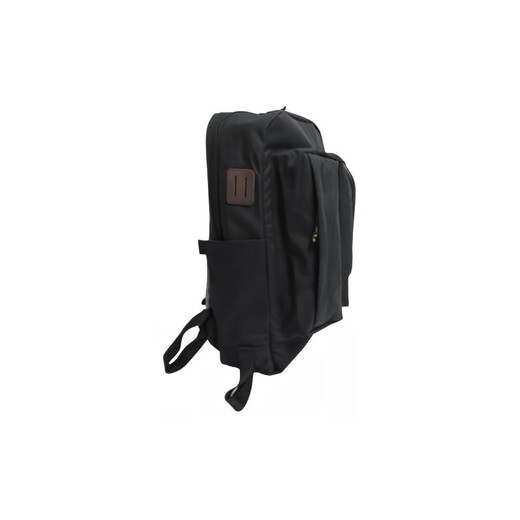 北面（The North Face）运动潮流品牌Logo拉链开合再生聚酯纤维背包双肩包常规男女同款情 黑色