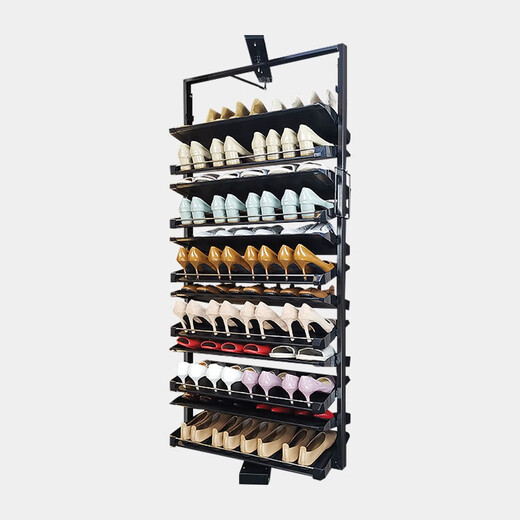 Rack de chaussures rotatives à 360 degrés ménage Douyin ACCESSIONNES DE MARIDIÈRE DE RACKAGE MULI-LAYINES ARRABLE HAGE TELESCOPIQUE CABOS ROTATIONS 11 couches + amortissement allemand (hauteur 1520-1585 mm)