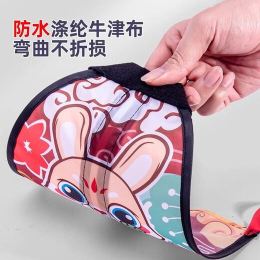 Zhizhou outdoor little boy and girl ejecting kite children's toys holding outdoor elastic rubber band flying kite square frisbee ejecting kite [Astronaut plus a rubber band model]