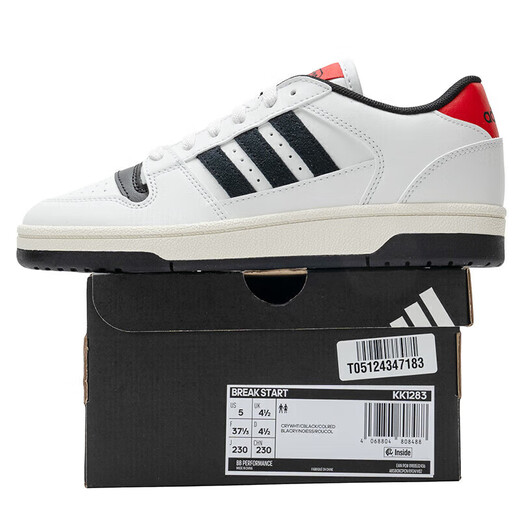 Zapatos y zapatos para mujeres adidas 25 summer break nuevo comienzo de zapatillas de zapatillas livianas zapatos de desgaste-bajo resistente zapatos casuales de moda kk1283/blanco/negro/rojo 36