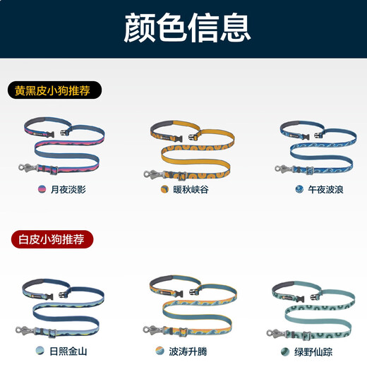 Ruffwell Kragg dog leash medium-sized dog ruffwear Teddy Bichon pet leash dog leash Wizard of Oz EX