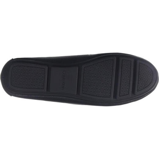 Anne Klein Women's Classic Casual Beanie Schuhe All-Match-Flachschuhe bequeme moderne Temperamentpendelschuhe Schwarz Leder 967 37.5
