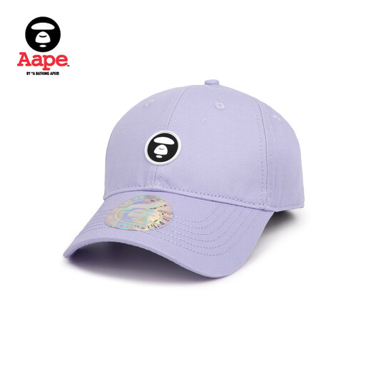 AAPE flagship store accessories ape man contrasting color simple badge reflective sticker baseball cap 4865XXI WHX/white F single size