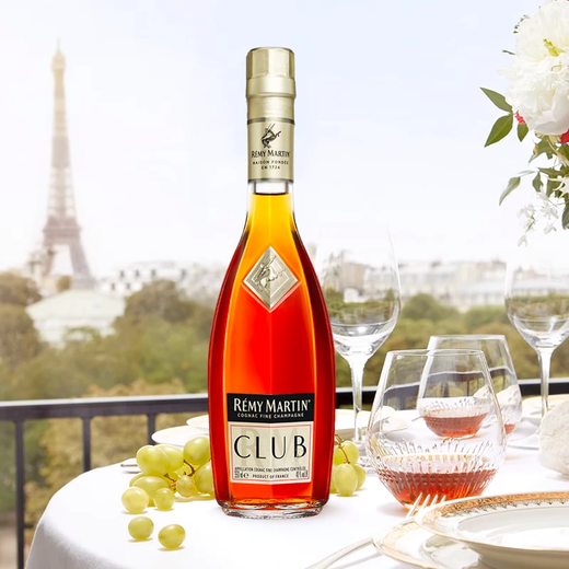 人头马（Remy Martin）  优质香槟区干邑  法国原装进口 CLUB 组合装 350ml+700ml 1050mL 2瓶