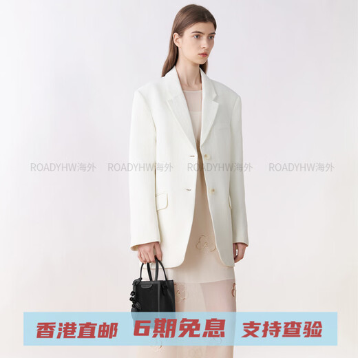 
Calvin Klein small ck Spring new mesh flower hanging decoration bucket bag tote bag fabric shoulder bag small trumpet women's Jet Black
