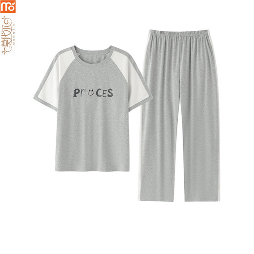 Modal Pyjamas für Frauen im Sommer 2025 Neue Kurzärärmelhosen koreanischer Stil zum Tragen von Cartoon-Heimkleidung Y9717 m (Empfohlen 75-95jin [Jin gleich 0,5 kg])