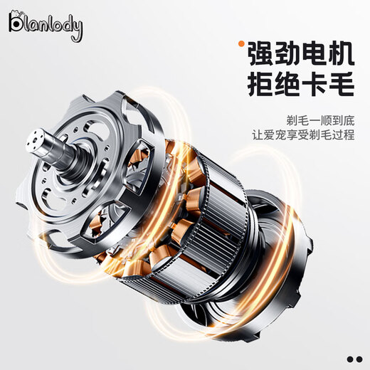 BLANLODY cat foot shaver, pet dog hair shaver, kitten and dog hair clipper, silent trimmer, special electric hair clipper, super long battery life - rechargeable foot shaver, LED light - white special price model