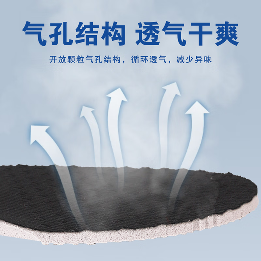 BASF men's and women's sports insoles, cushioning, running, antibacterial, deodorant, sweat-absorbent, breathable, lightweight insoles, size 42