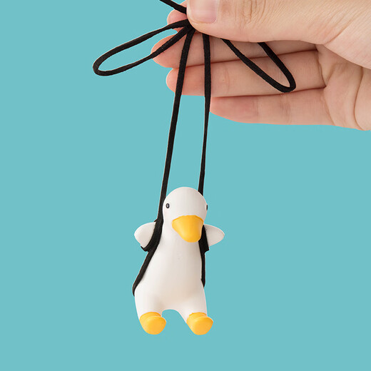 Manmang ist geeignet für Cartoon Astronaut Auto Hanging Ornamente Internet Promi Swing Ente süße Anhänger Paar Ins Windmühle Rücken 13791 Gans