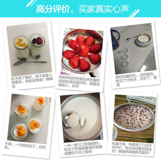 [官方直营店】【50菌粉+3分杯】酸奶机家用全自动多功能迷你纳豆机米酒发酵机 顶配：钢胆+3分杯+50小包菌粉