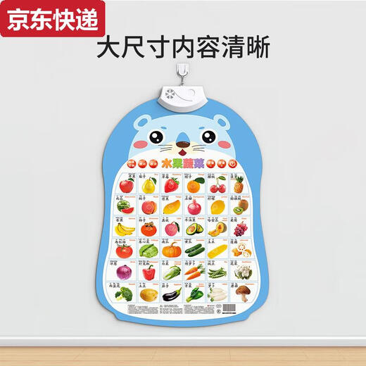 接运猫宝宝有声早教挂图幼儿童识字启蒙拼音字母表发声学习墙贴挂画玩具 3张数字+拼音+汉字