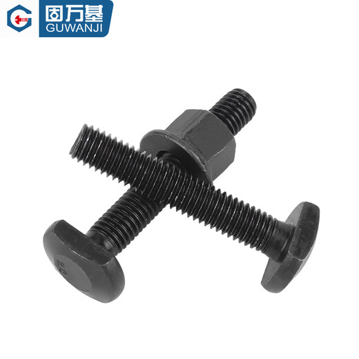 Guwanji 8.8 grade T-bolt set slot with mold plate punch milling machine GB37 screw M8M10M12M14-M30 M8x40 5 sets