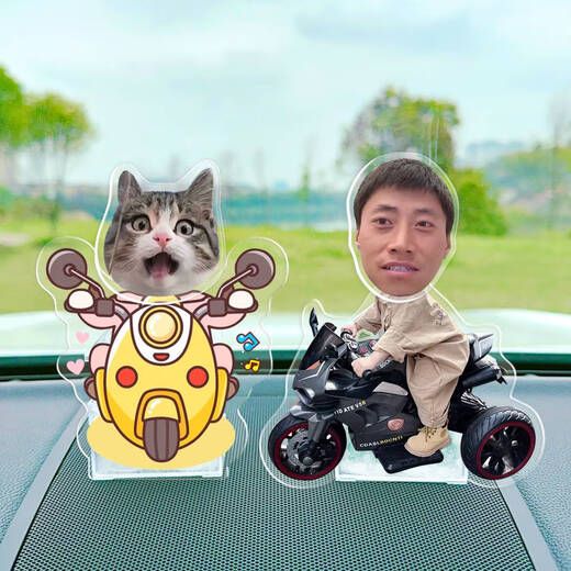 咏幻赵朔西行漫记悟空小猫咪摇头摆件网红款猫臭喵桌面车载立牌纪念款 悟空猫691摇头摆件-现货