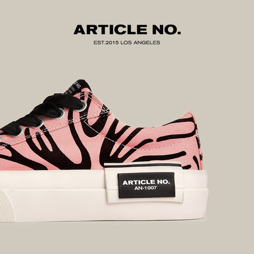 
ARTICLE NO.ARTICLE NO. Pink zebra new product canvas shoes casual shoes thick sole height-enhancing fashion shoes for men and women. Pink zebra 38
