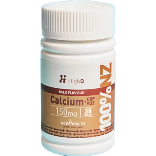 HighQ Nouvelle-Zélande comprimés de calcium de lait de colostrum rares protéines alcalines à haute absorption pour toute la famille à partager Nouvelle-Zélande 30 capsules/bouteille