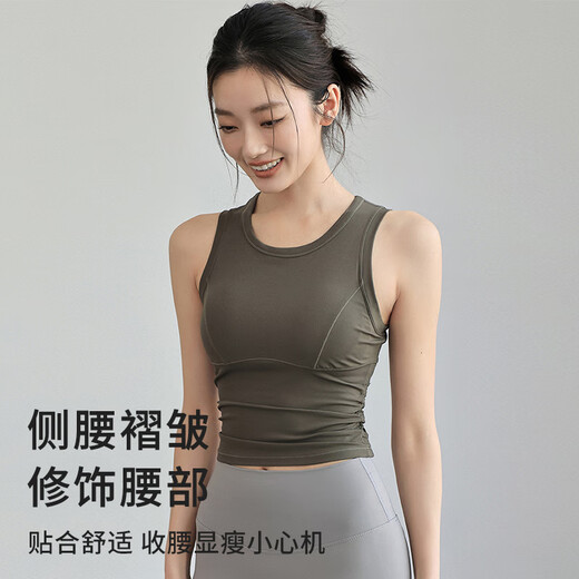 
Shercehman Yoga Clothing Sports Underwear Women's Shockproof Cluster Sleeveless Vest Summer Pilates Top Fitness Bra