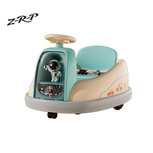 Z-R-P children's electric bumper car astronaut cartoon drift car toy remote control car can sit on infant electric car car pink standard version