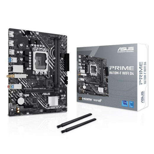 ASUS CPU-Motherboard der 12. Generation i5 12400f 12490f 12600kf lose Chips Boxed Board U-Set H610M-F WIFI DDR4 i5-12400F lose Chips dreijährige Ladengarantie