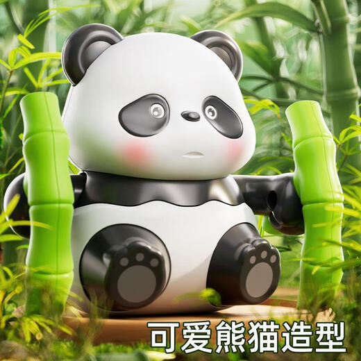 Hanoufei Baby Clockwork Panda Rolling Toys Enseñanza temprano Climbing 3-4 años 6 Puzzle Fun Simulation's Animal Treasure National Treasure Panda [puede caminar sin electricidad]