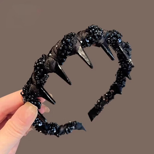 Parisian Sparkling Diamond Louis Princess of Paris Hairband Light Luxury Women's 2025 New Style Fluffy High Head Hairpin Face Wash Headband Upgraded Light Luxurious Beaded Same Style as the Main Picture