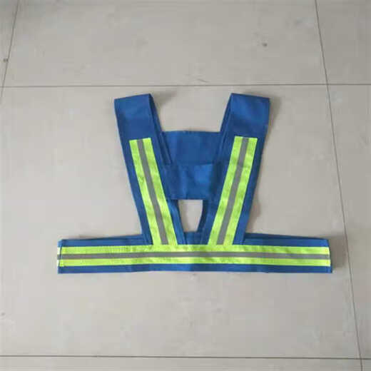 Reflective vest power red safety warning clothing reflective vest vest safety officer construction work leader guardian blue non-printed