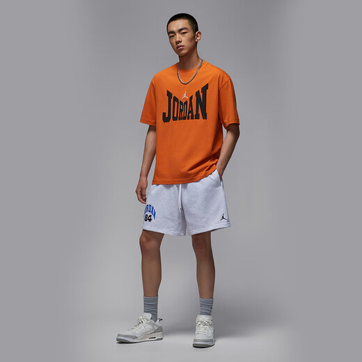 Nike (NIKE) 2025 autumn men's T-shirt, breathable sweat-absorbing sports and casual short-sleeved sweater HV3895-805 S