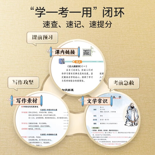 【时光学】2025版课本里的人物大百科古代篇 近现当代篇 中适用百科常识百科全书三四五六八九年级教辅必背文学文化人教版TZ 【赠知识地图】古代篇+近现当代篇