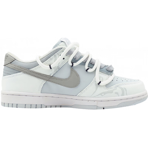 耐克（NIKE）球鞋定制DunkLow做旧复古秋日穿搭男女款板鞋 DH9765-102(Team108-女款小男孩) 35.5