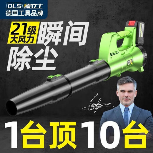 充电式鼓风机大功率吹灰吹风清灰工业锂电车载树叶吹雪施工除尘器 DY充电暴风吹3888TV一电一充