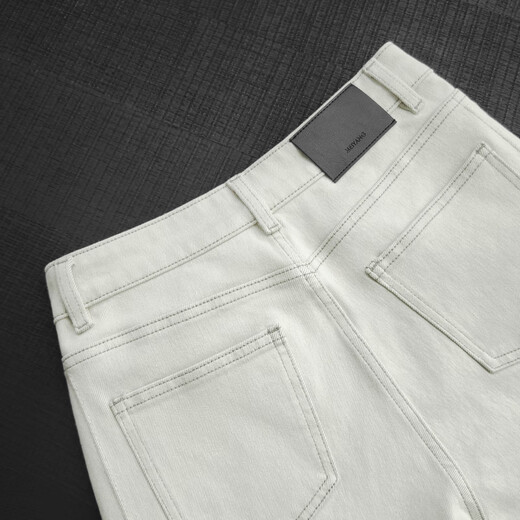 
MeiYANG (MEIYANG) angel 2 jeans Twill straight-legged eight/nine-point [big 50] grayish-white (nine-point version) M