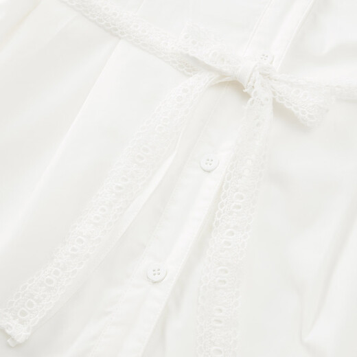 Robe de chemise IEF / Aiyifu 2025 Été Nouveau tempérament de trajet populaire Fashion Slim Fit White 1 M