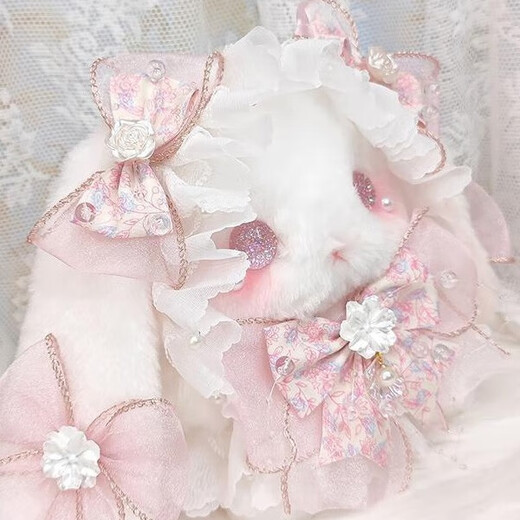 Nanluo Crossbody Bag Lolita Lapin Pluce Sac à bandoulière 2025 NOUVEAU BAG ENFANTS HAUT-PROCÉCIE BADEAU BADE PINK PINK RABBIT + 1 PEARL STRAP