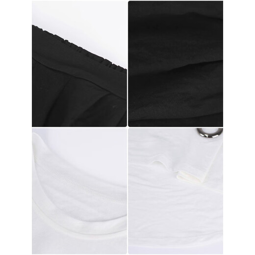 Mengsentu Summer Gran tamaño de mujer Fat Sister más grasa más pantalones casuales grandes MM MM Harem Set 2025 Spring and Summer Nuevo estilo negro <9928> M <sugerido 80-100>
