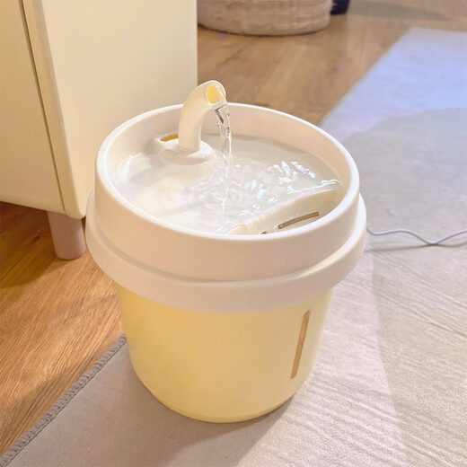 【9894人收藏】波奇猫咪饮水器自动循环大容量猫猫饮水机流动智能 升级防干烧-蓝色奶茶款