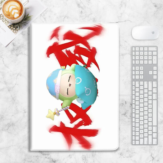 尚天适用小米7蛋仔派对平板6pro潮保护套oppo/vivo蛋小绿保护壳11英寸联想小新pad11红米Redmipad10.6 N12799蛋小绿书本式单保护套 联想小新Pad(10.6英寸)