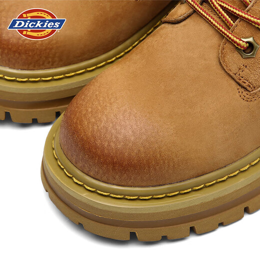 Dickies Martin Boots Botas para mujeres Autumn and Winter Women's Shoes Big Yellow Boots Women's Versátiles Versátiles de las Botas de trabajo espesas de las mujeres Botas de trabajo elevadas Earthy 37 [un tamaño más grande, adecuado para zapatos deportivos 38]